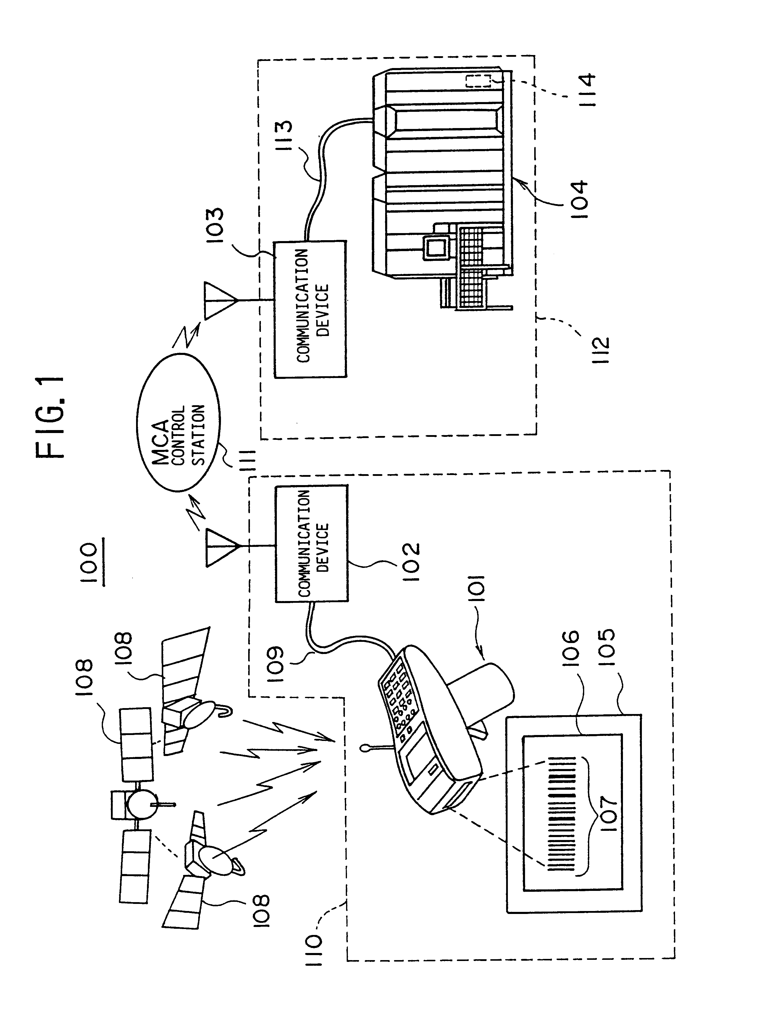 Portable terminal apparatus and related information management system and method with concurrent position detection and information collection