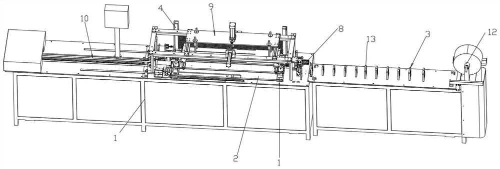 Pipe penetrating machine