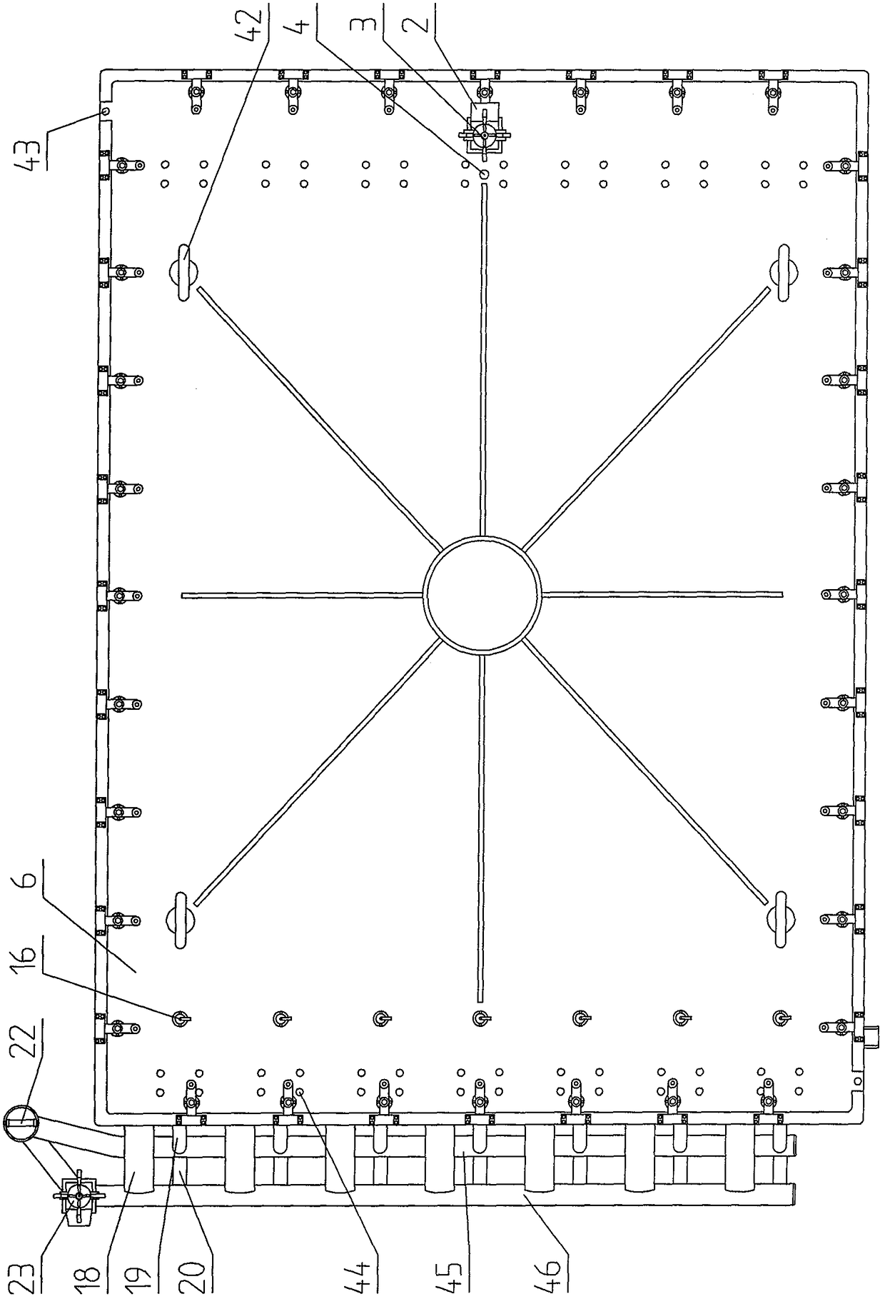 A continuous dissolver for spent fuel elements with a screw pusher device