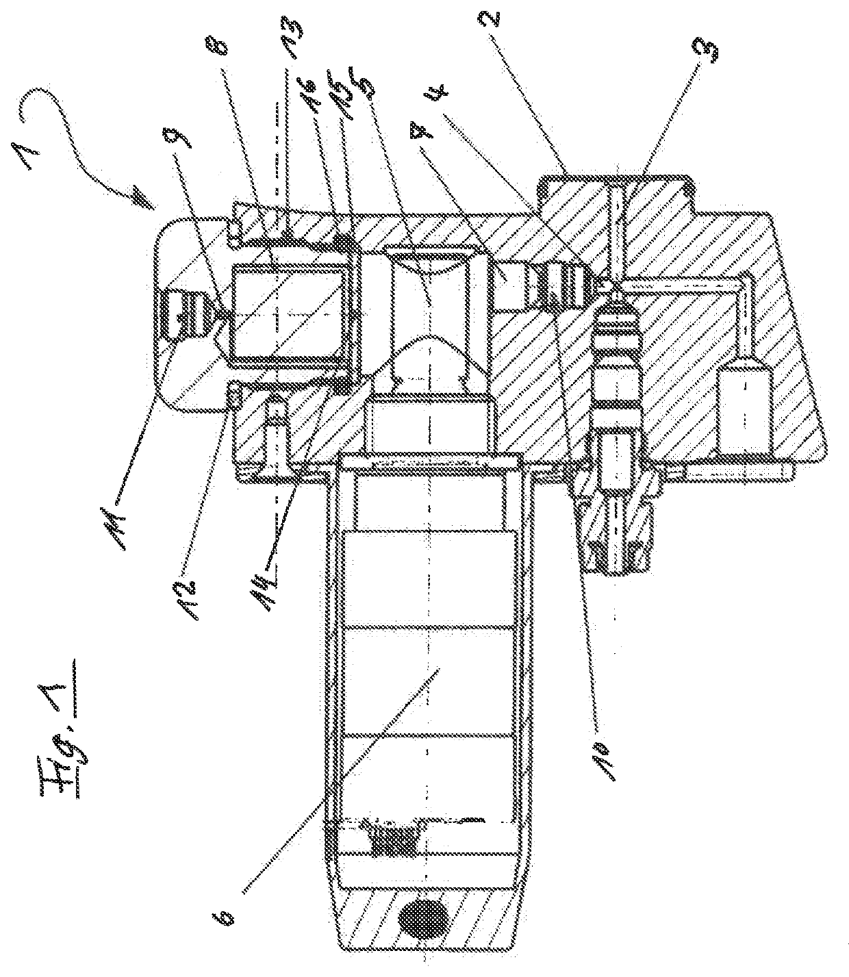 Moisture measuring device for gases