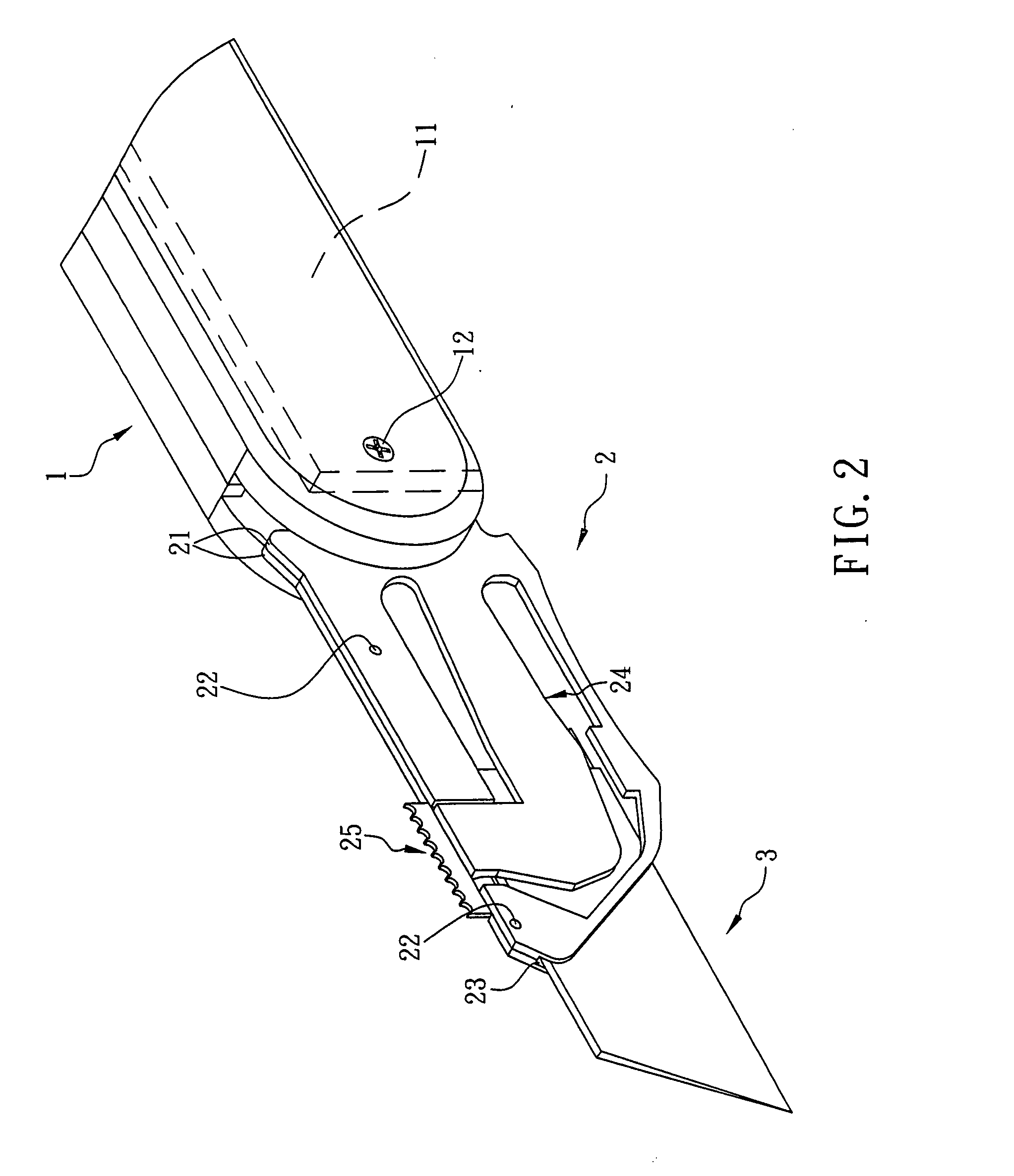 Folding knife with blade replacement mechanism