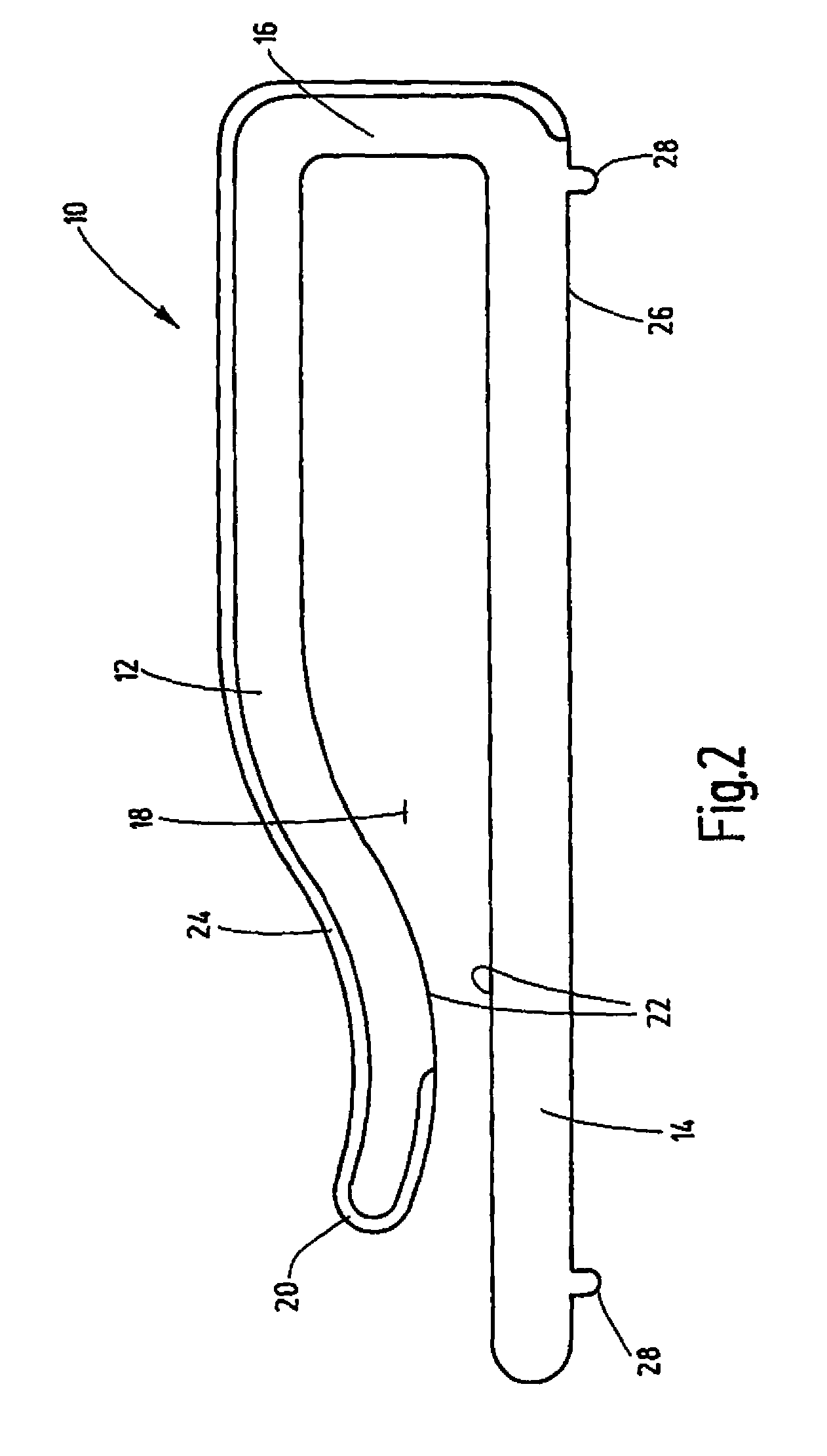Panel arrangement with clamping clip