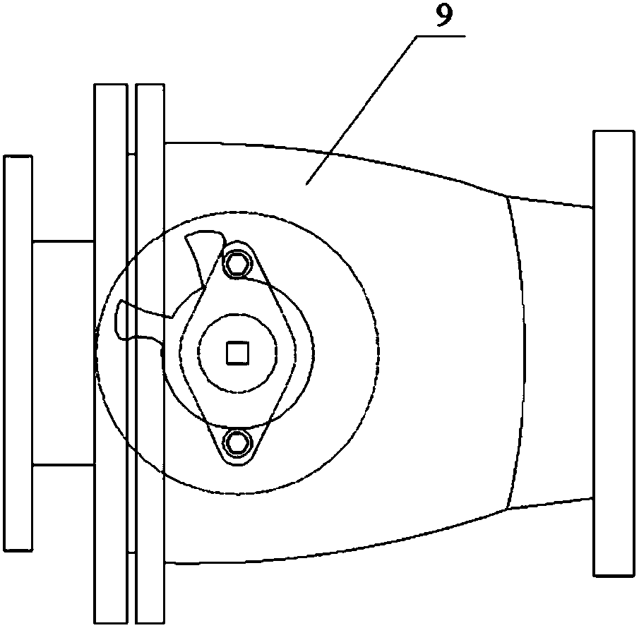 An anti-mis-opening and mis-closing manual ball valve