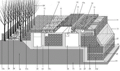 A supporting facility for facility agricultural production