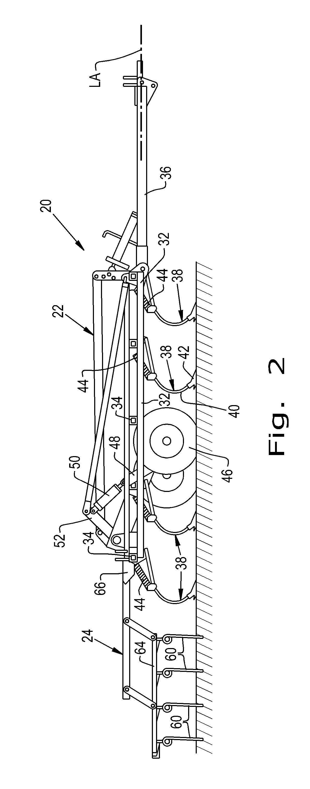 Agricultural implement with boltless tines
