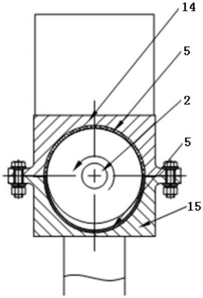 A special-shaped pipe wall screw conveyor