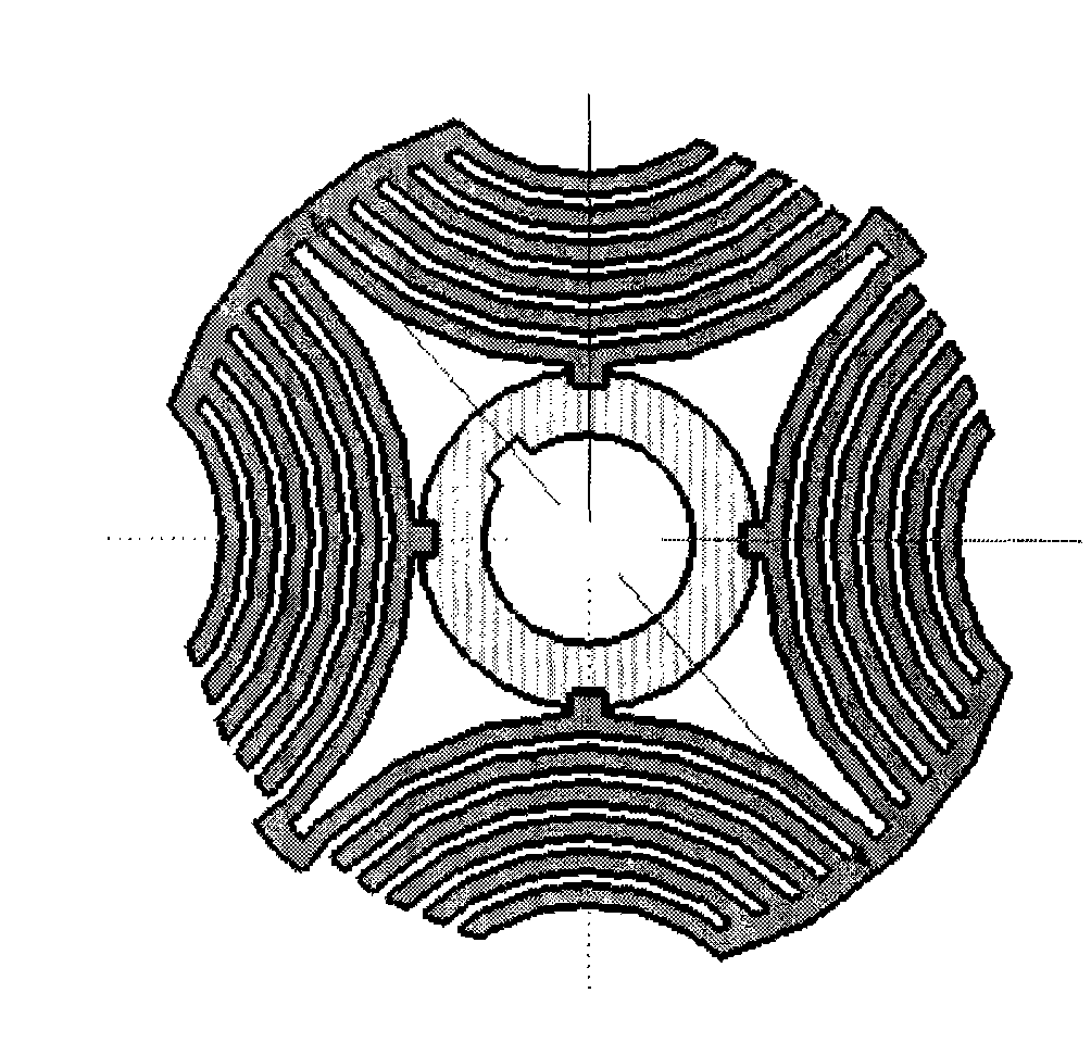 Double-fed brushless motor rotor and manufacturing method thereof