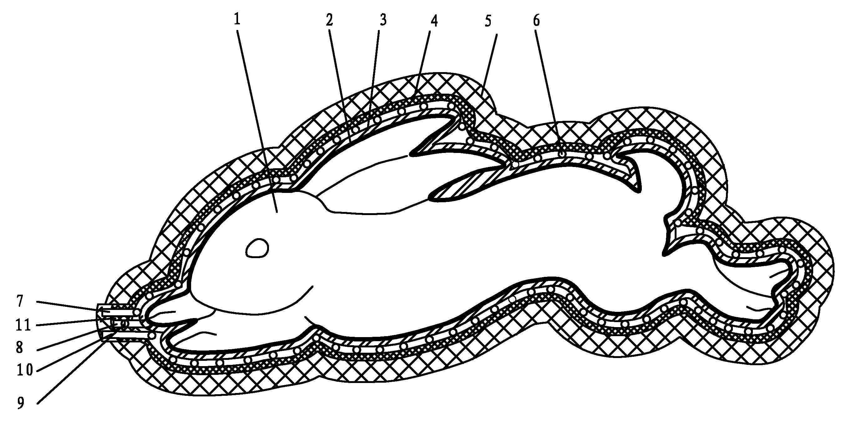 Sealing method and sealing device for storing organisms