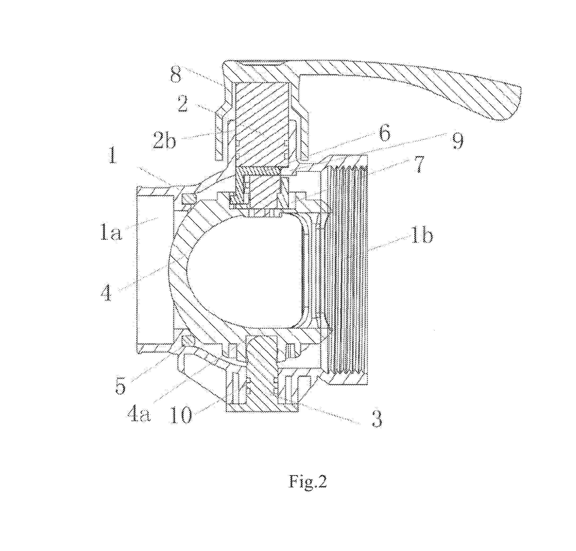 Valve core assembly and valve adopting the valve core assembly