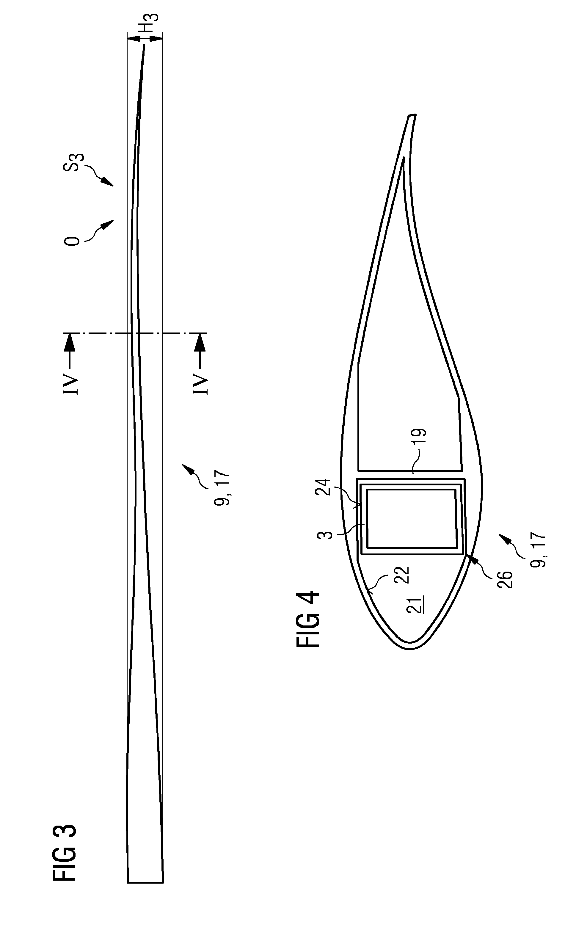 Shaping a curved rotor blade