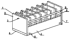 Storage-stake type truck compartment