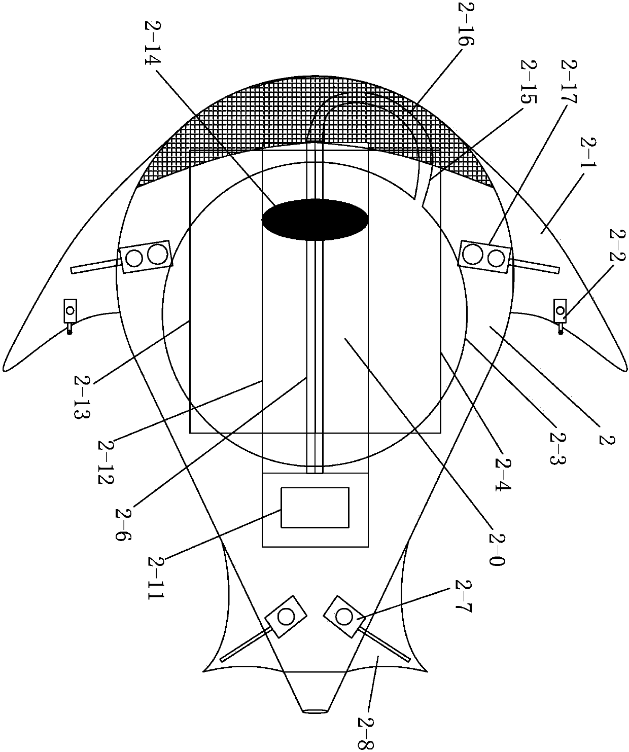 Disc-shaped underwater gliding robot