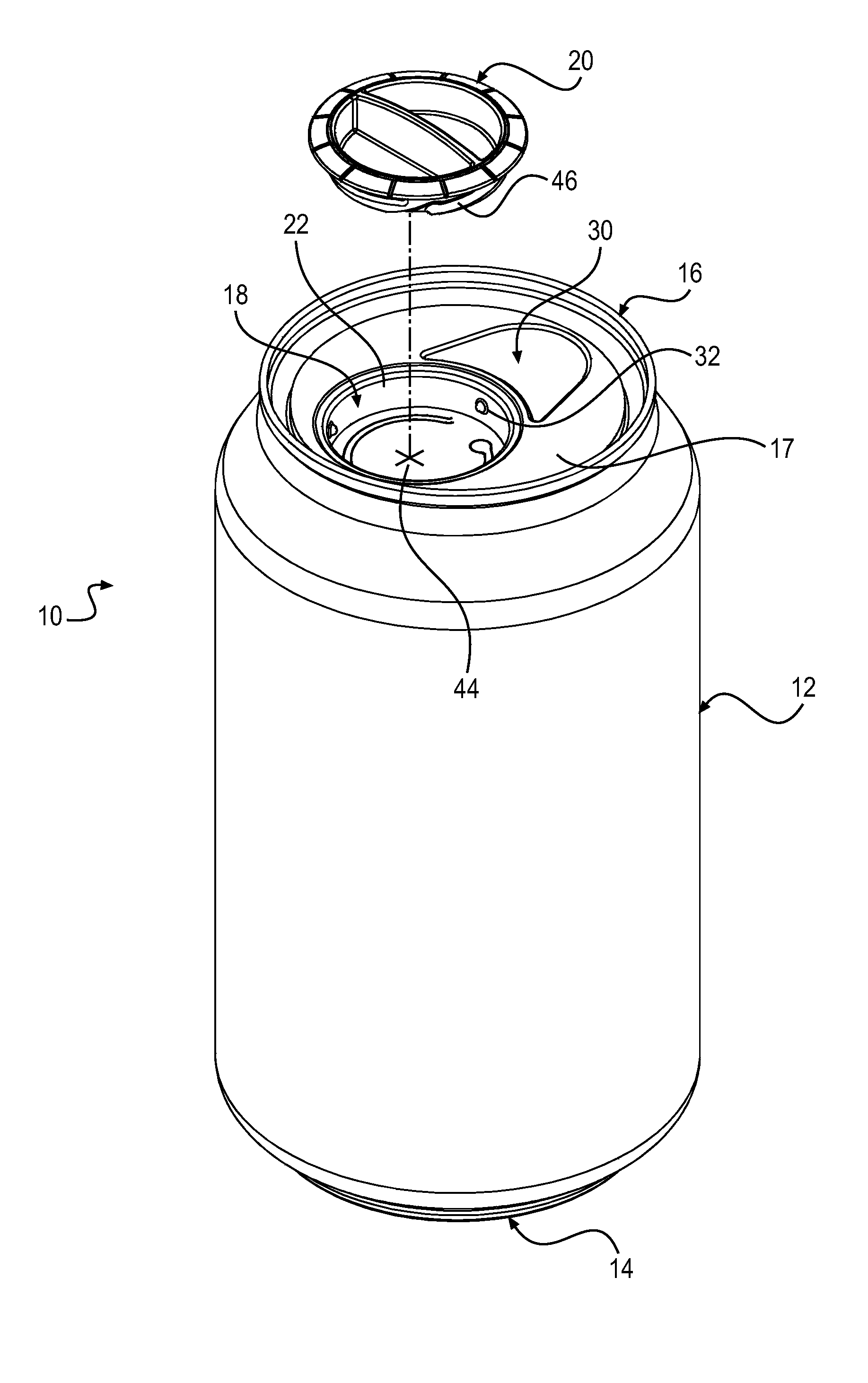 Resealable beverage containers and methods of making same
