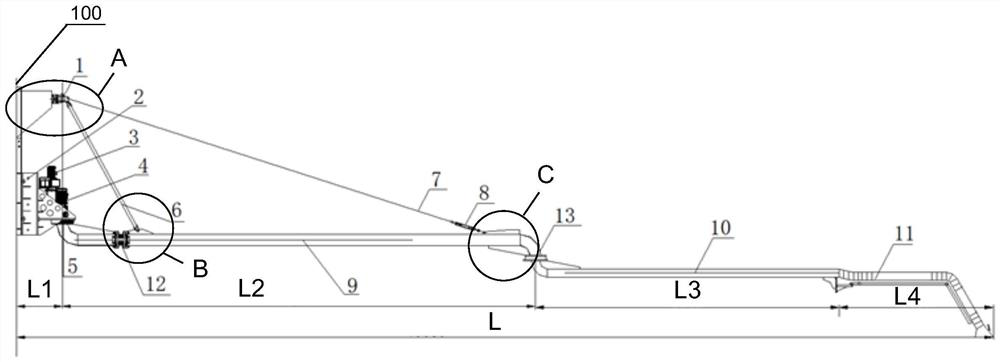 Cantilever and dust removal equipment for large box girder manufacturing workshop