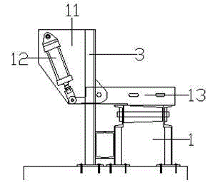 Automatic sizing device of aluminum bar sawing machine