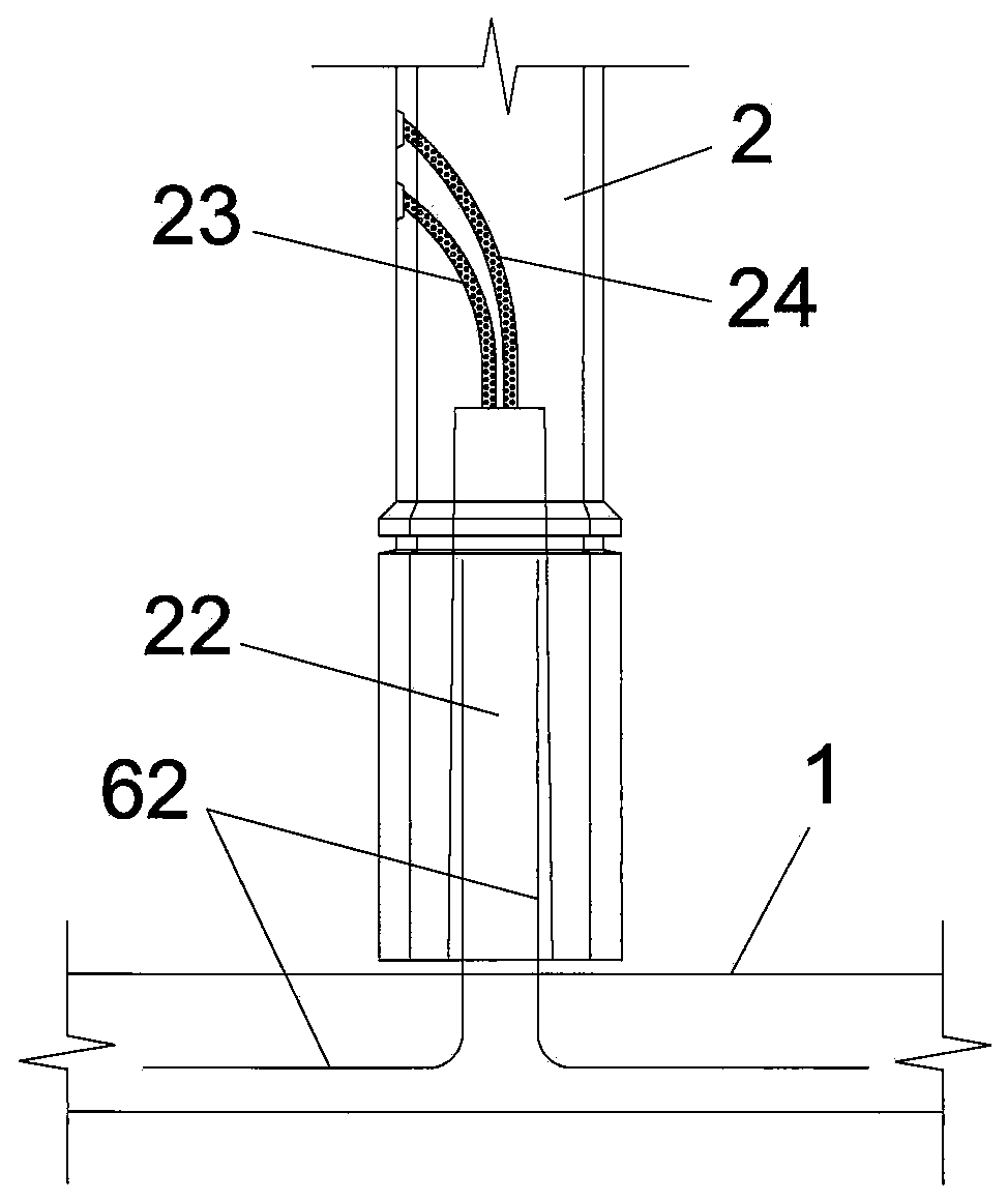 Sidewalk with top cover and construction method of sidewalk