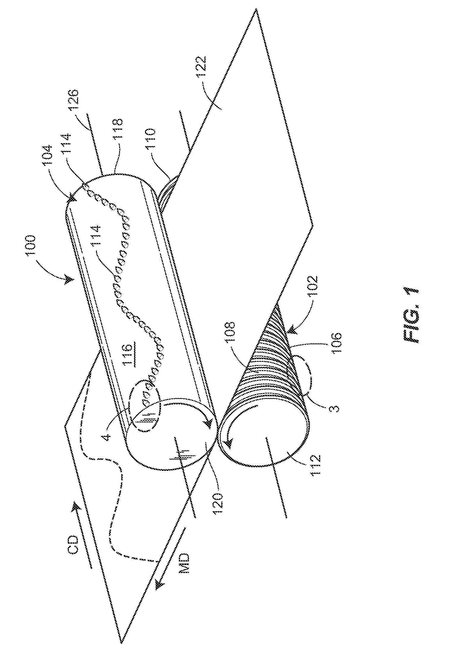 Method for providing a web with unique perforations