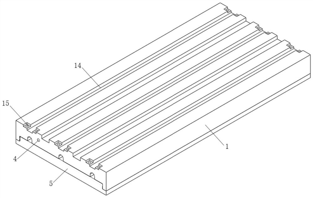 Pouring type resin-based distributed optical fiber sensor packaging device