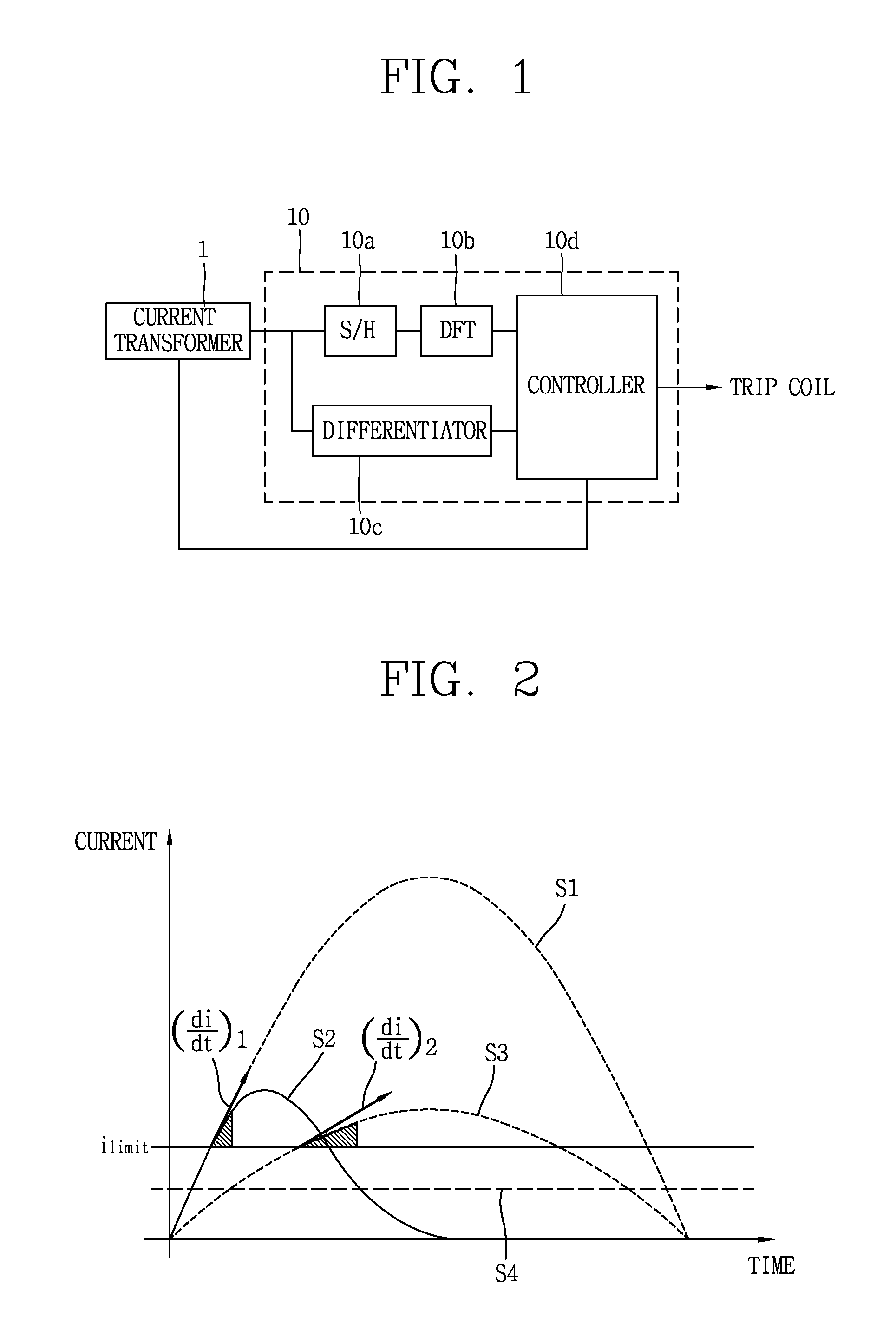 Control circuit for electric power circuit switch