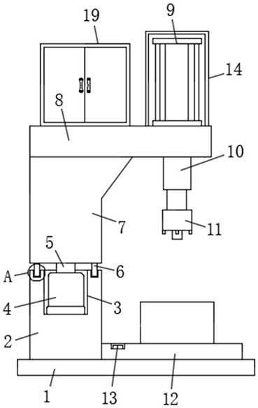 Riveting device for full-automatic assembly riveting machine