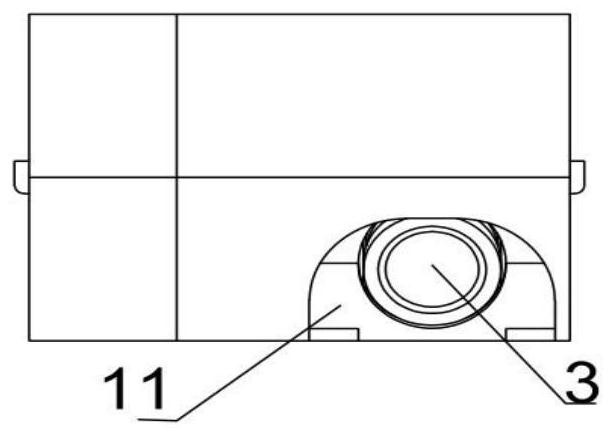 Antifouling and heat dissipation device for camera