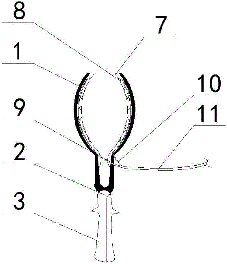 Emergency obstetrical device for gynaecology and obstetrics