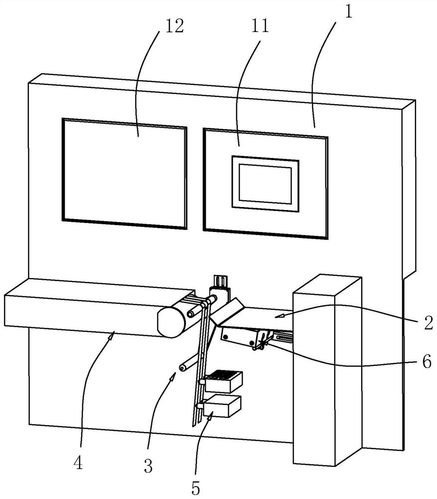 Special glue line visual detection device for double-gun type forming machine