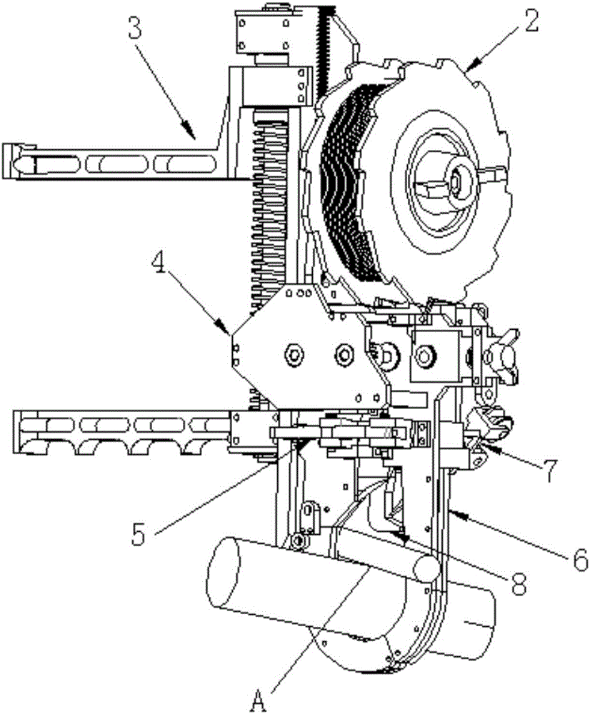 Automatic reinforcing steel bar binding machine