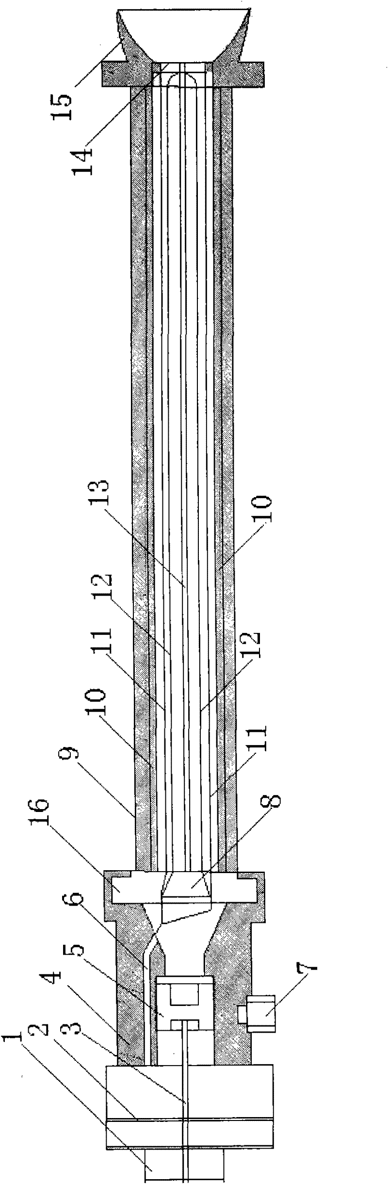 Cyonophyta tubifex purification device and purification method thereof