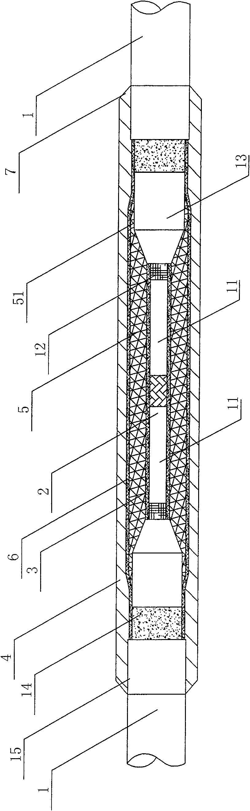 Producing method of soft joint for cross-linked polyethylene cable