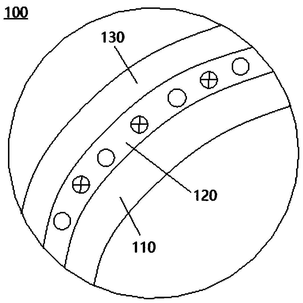 Wind power blade mold, preparation method of blade mold and mold surface monitoring system