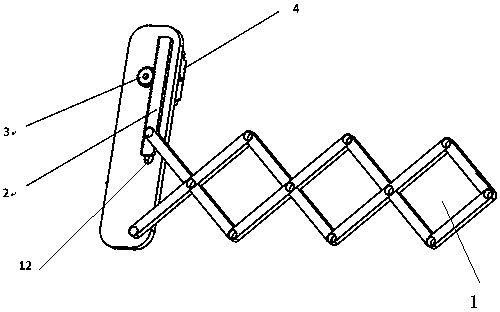 Automatic retractable laundry rack