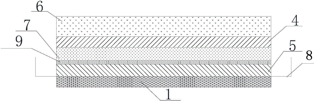 High-efficiency and low-cost grinding abrasive disc with flannelette back and production technology thereof