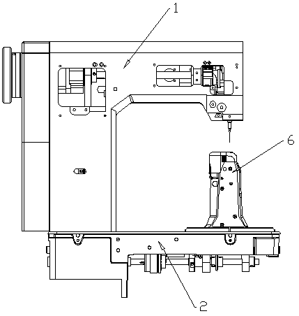 Automatic thread shearing mechanism of sewing machine and sewing machine