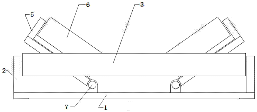 A roller belt conveyor