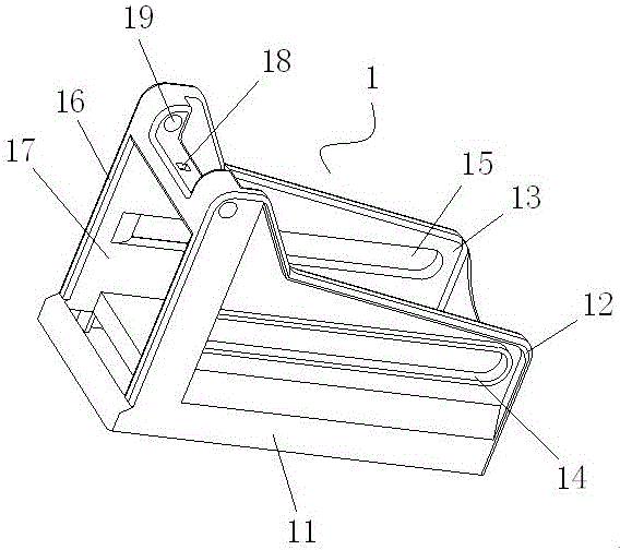 Pressing-out device used for grating machining