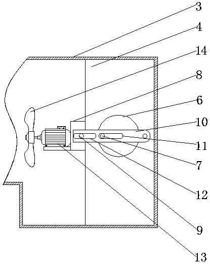 High-stability heat radiation device for transformer