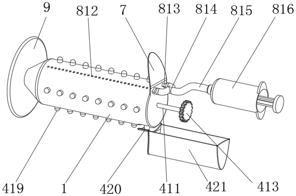 Vagina cleaning device for reproduction department