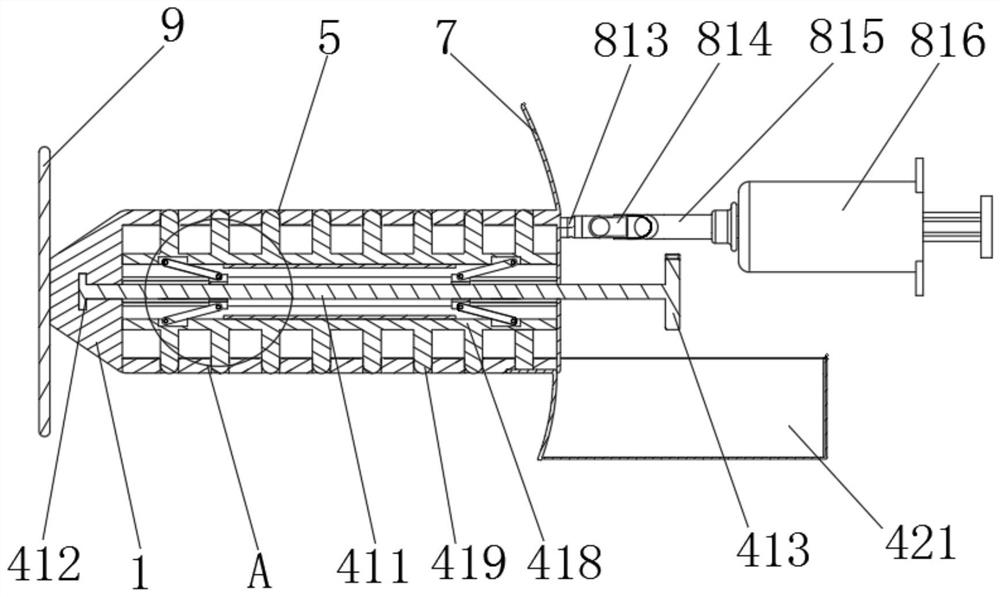 Vagina cleaning device for reproduction department