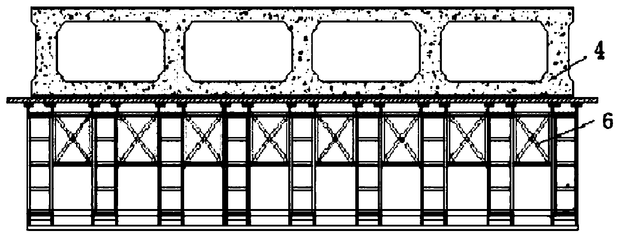 Construction method of a reinforced concrete arch bridge