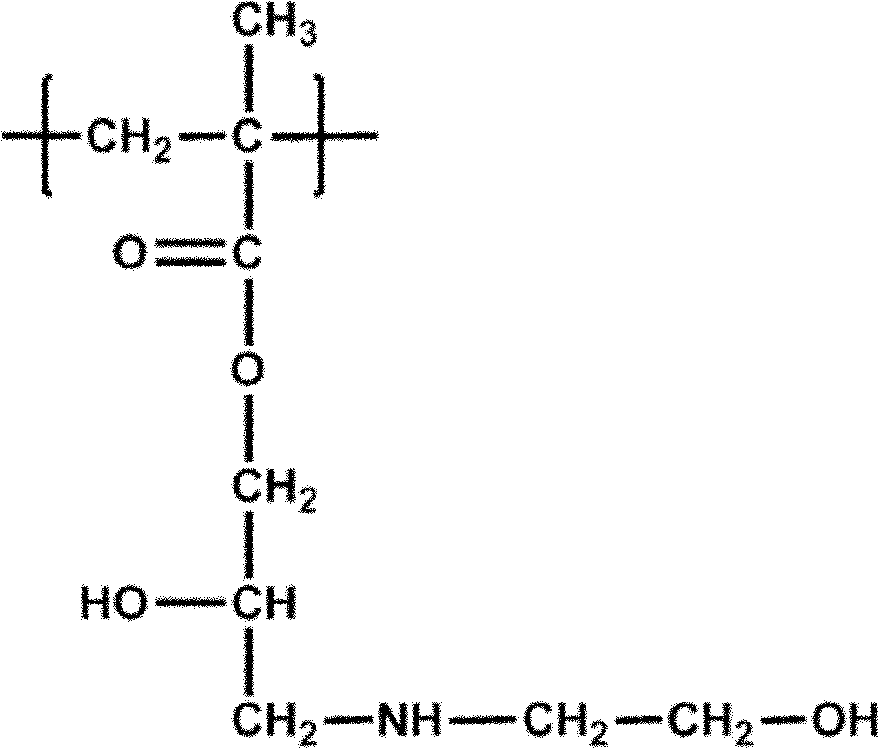 Poly (2-hydroxyl-3-(2-hydroxyethylamino) propyl methacrylate) (PGEA)-isoplyacid nano compound antitumor medicament and preparation method thereof