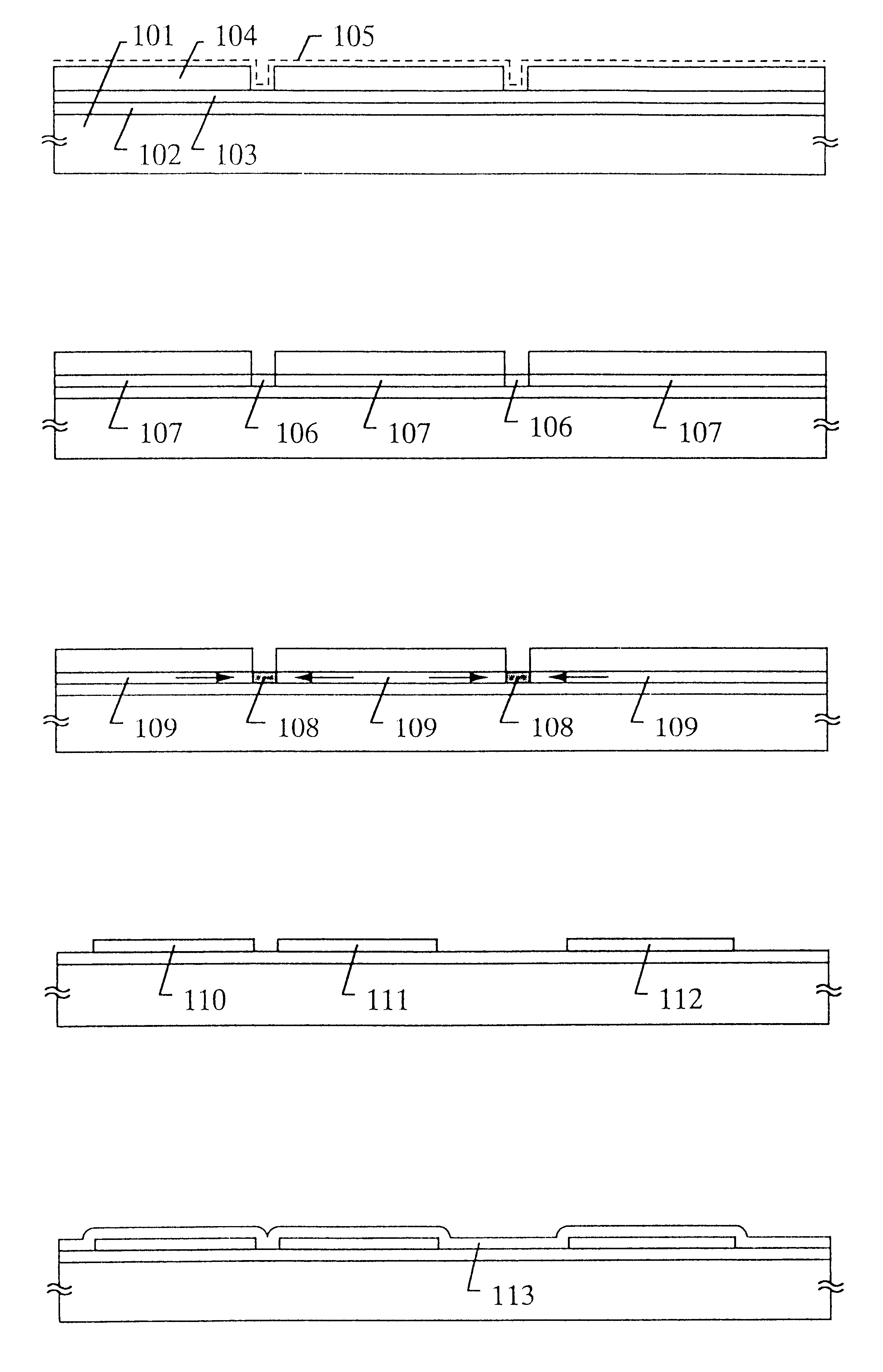 Introducing catalytic and gettering elements with a single mask when manufacturing a thin film semiconductor device