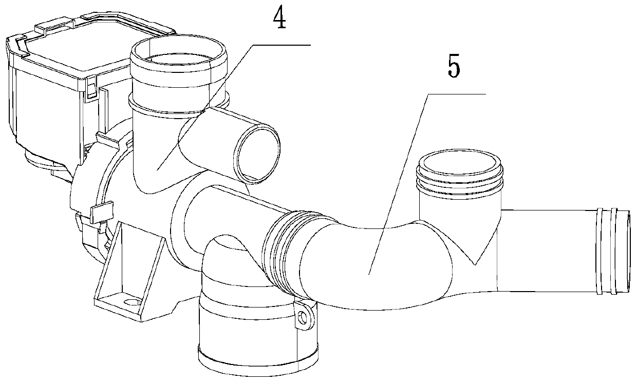 A washing machine with internal circulation system