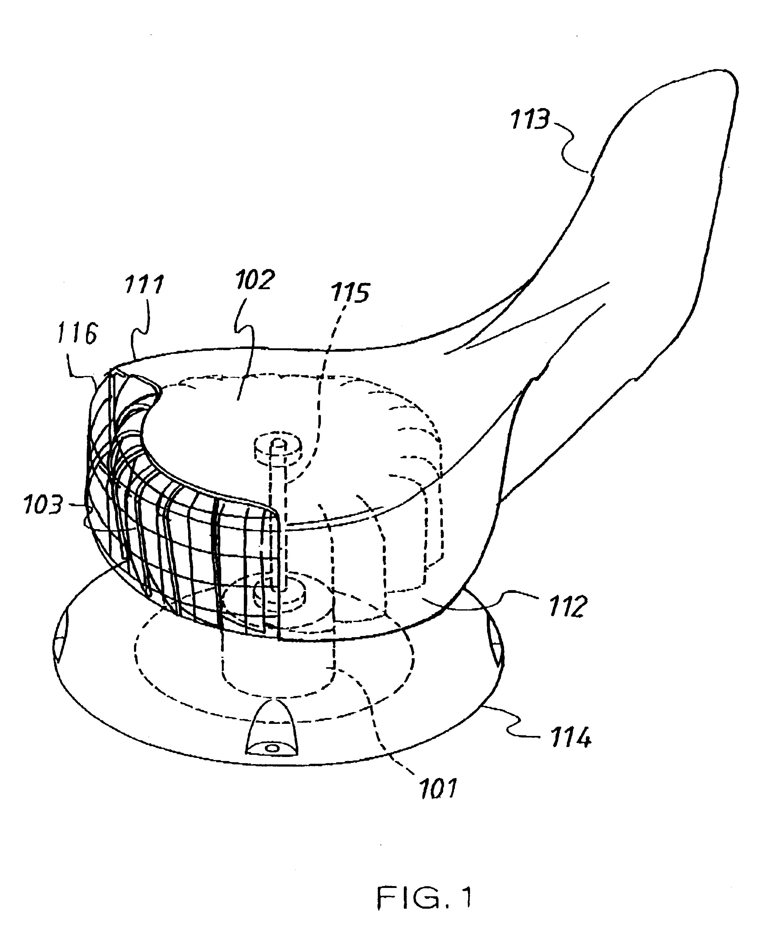 Flow-forced generator with turbo-charging deflection hood