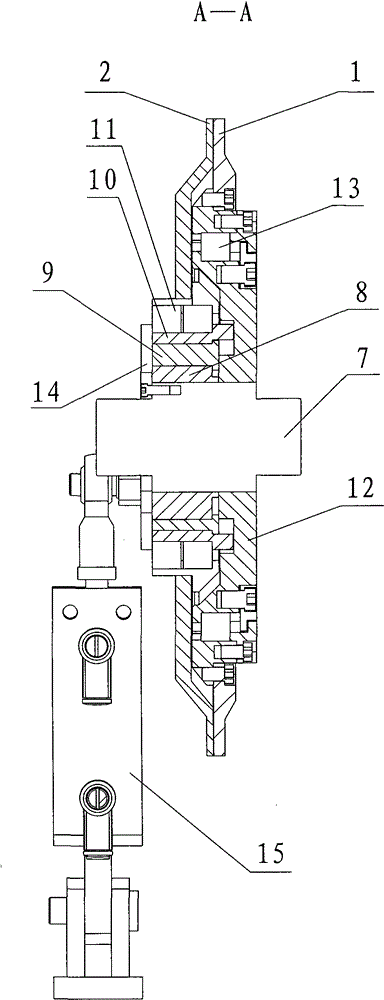 Laser tailor-welded weld rolling preforming combined pressing wheel