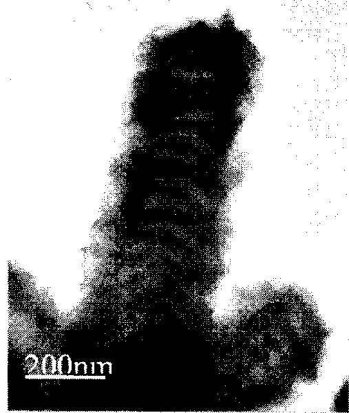 Nano line array in multiplayer structure, and preparation method