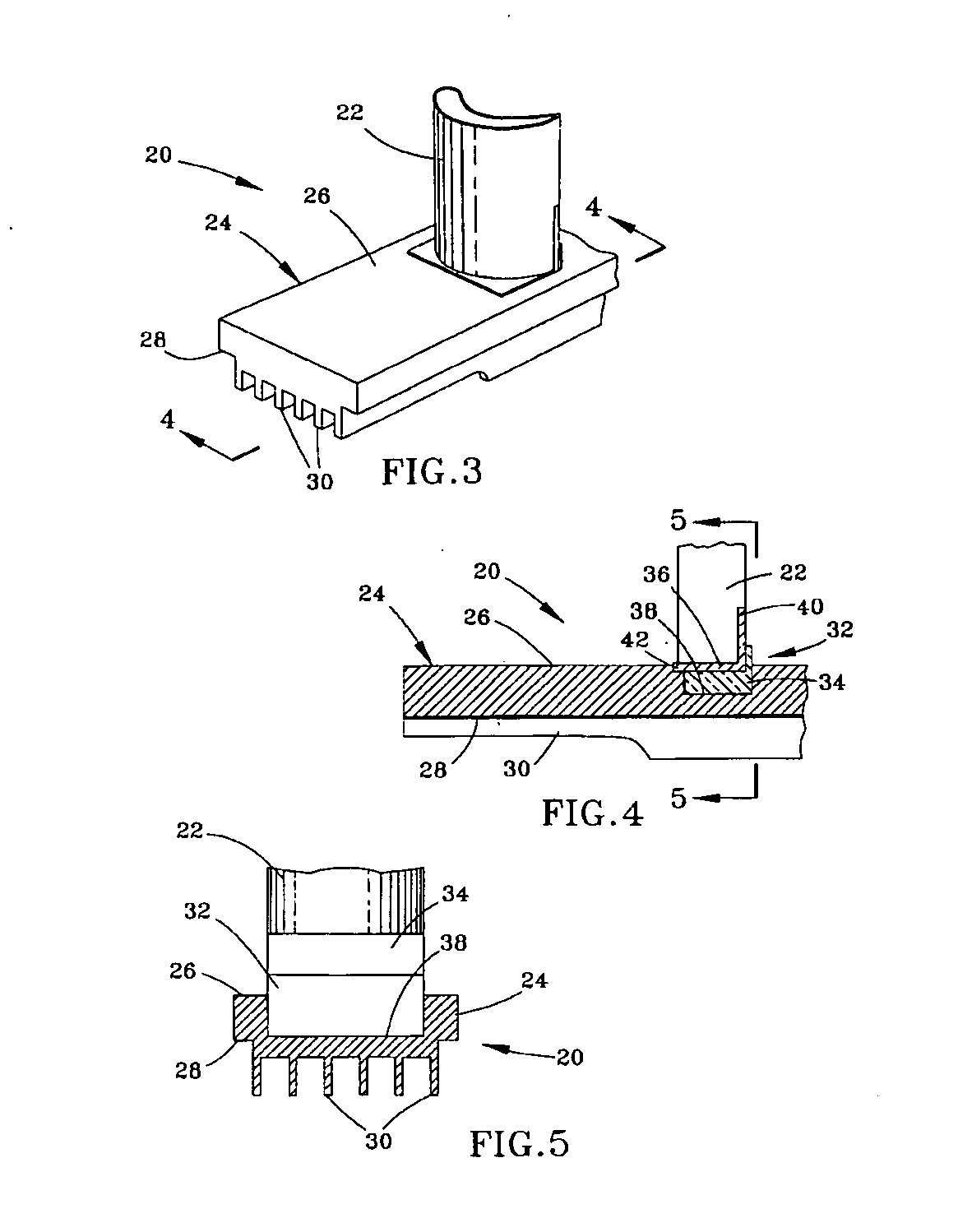 Assembly for controlling thermal stresses in ceramic matrix composite articles