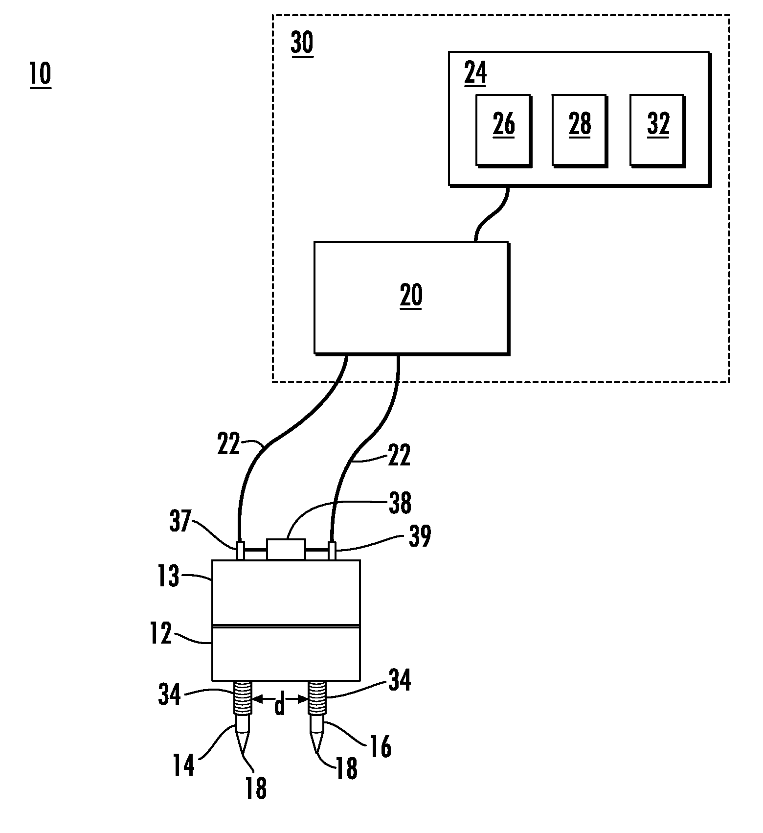 System and method for applying plasma sparks to tissue