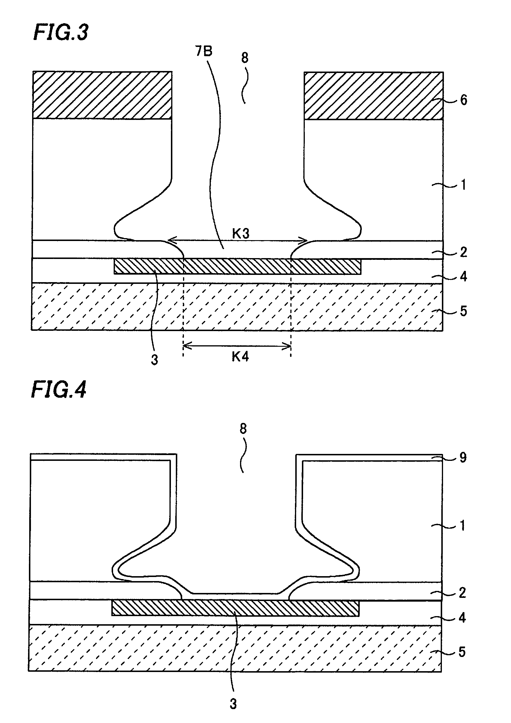 Semiconductor device with via hole for electric connection