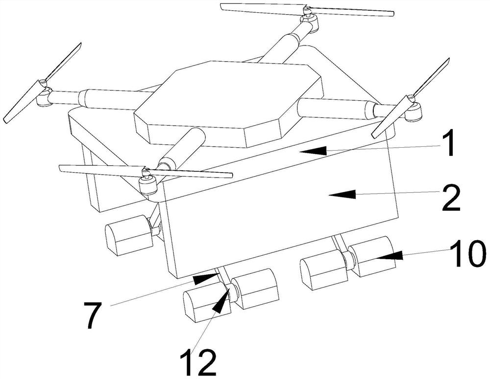 Unmanned aerial vehicle balancing device